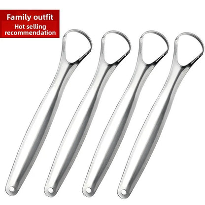 Tongue Scraper–Remove Tongue Coating, Bad Breath&Oral Odor,Fresh Breath Instantly, Reusable, Before/After Effect