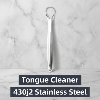Tongue Scraper–Remove Tongue Coating, Bad Breath&Oral Odor,Fresh Breath Instantly, Reusable, Before/After Effect