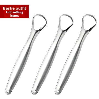 Tongue Scraper–Remove Tongue Coating, Bad Breath&Oral Odor,Fresh Breath Instantly, Reusable, Before/After Effect